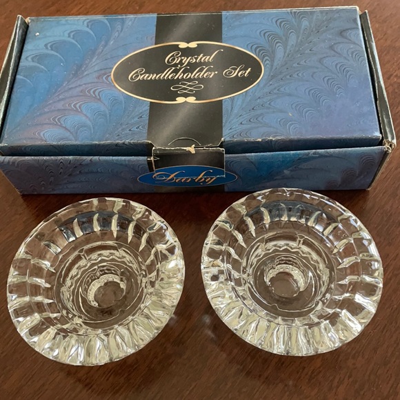 Beautiful crystal candle holders - Picture 1 of 7